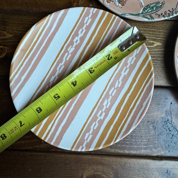 Threshold Bamboo Melamine Salad Plates – Set of 3 Assorted Designs - Picture 2 of 3